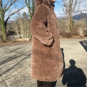 NWOT Faux Mink Long Winter Warm Coat